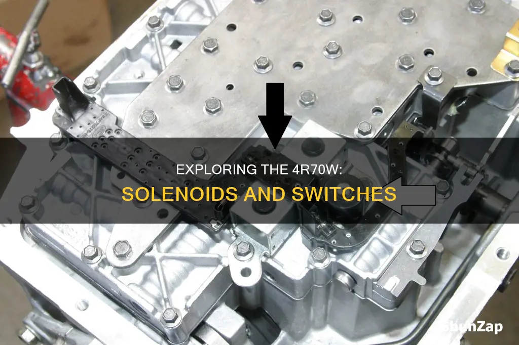 how many electric switches solenoids in 4r70w