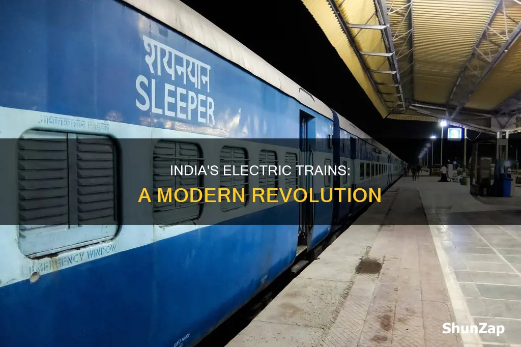 how many electric trains does india have