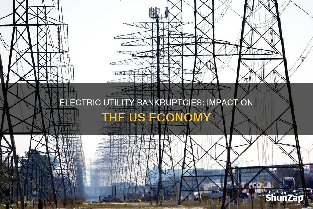 how many electric utility bankruptcies us impact