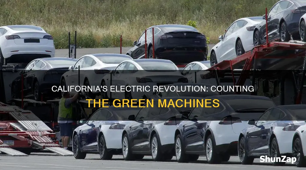 how many electric vehicles in california