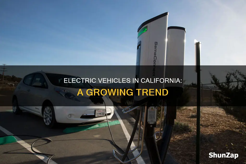 how many electric vehicles in california