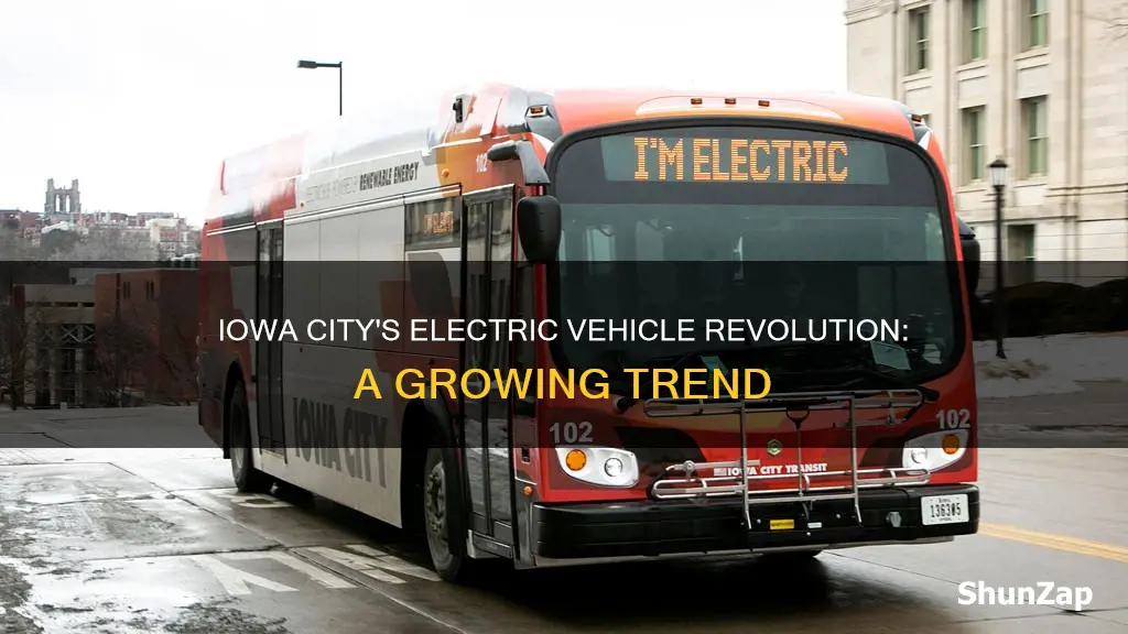 how many electric vehicles in iowa city