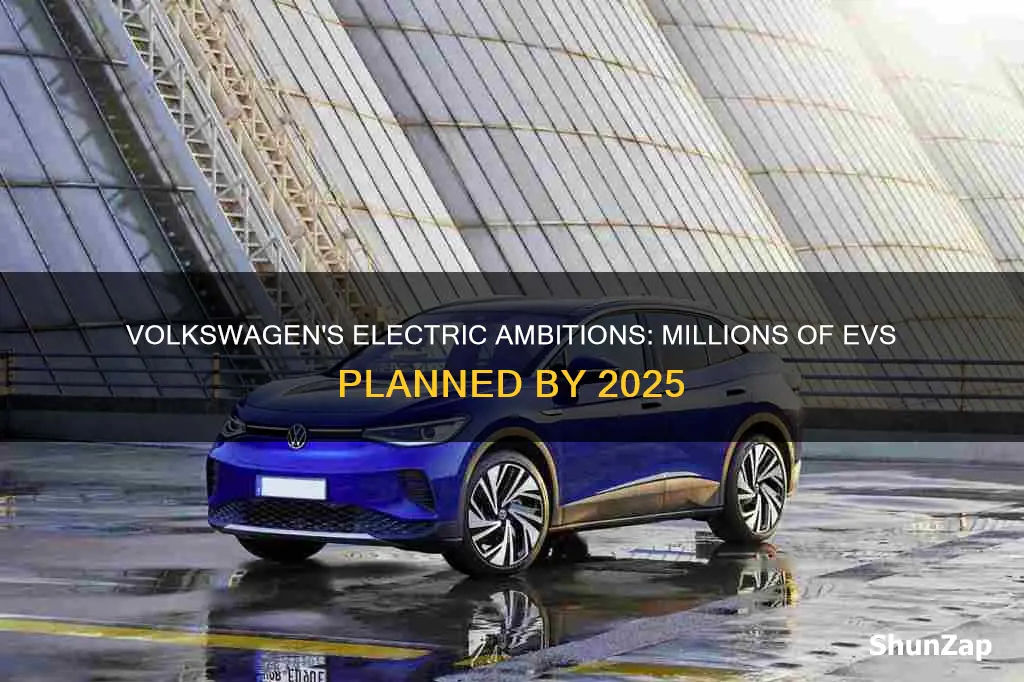 how many electric vehicles is volkswagen planning