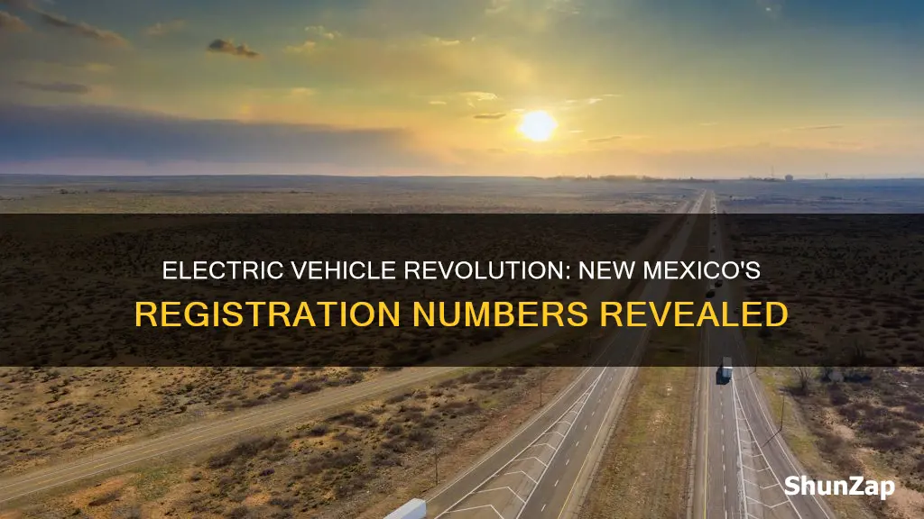 how many electric vehicles registered in new mexico
