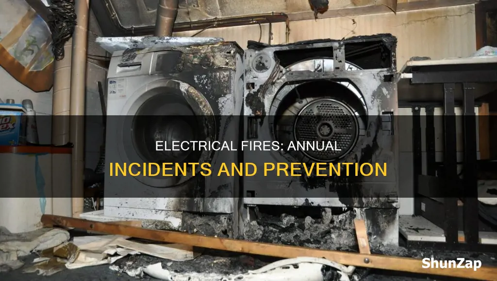 how many electrical fires happen each year