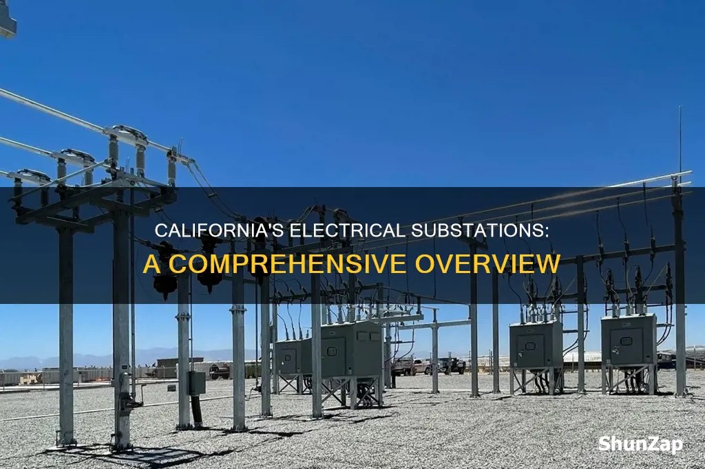 how many electrical substations are in california