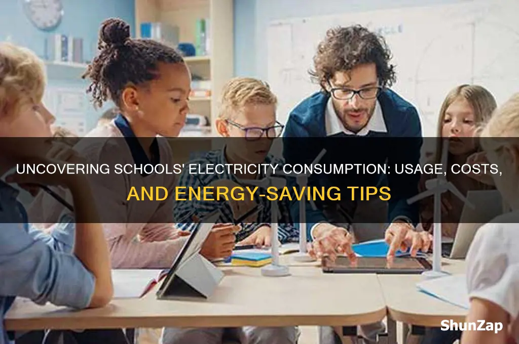 how many electricity does school use