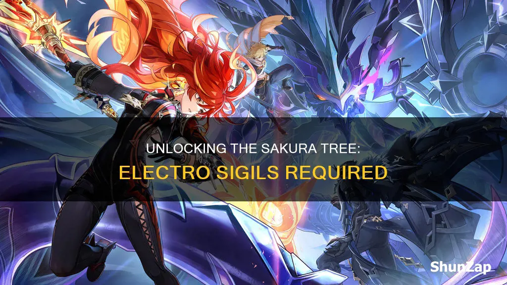 how many electro sigils for sakura tree
