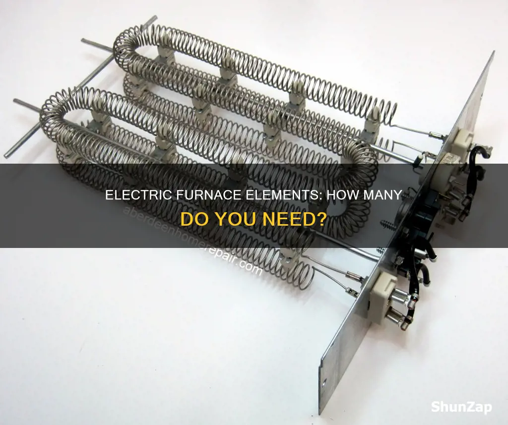 how many elements for an electric furnace