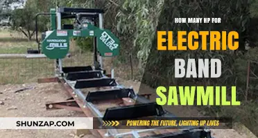 Powering Electric Band Sawmills: How Much Horsepower Do You Need?