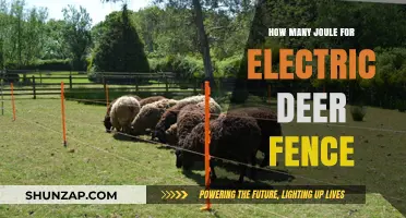 Effective Electric Deer Fence: Joules Required