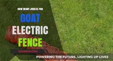 Goat Electric Fence: Understanding the Right Joule Count