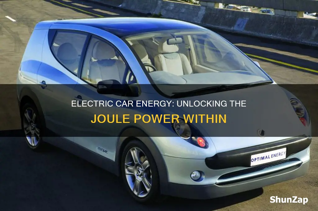 how many joules of energy are in an electric car