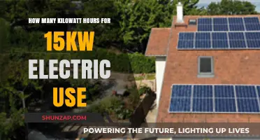 Understanding 15kW Electric Consumption: How Many Kilowatt-Hours?