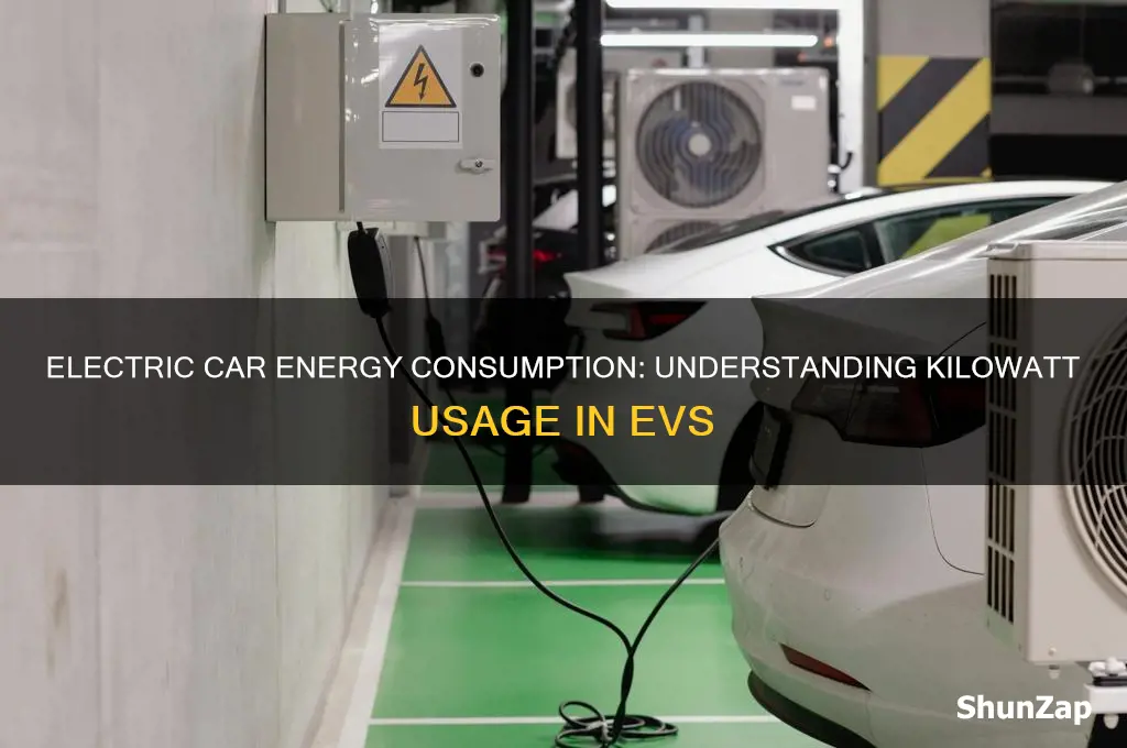 how many kilowatts are used in electric cars