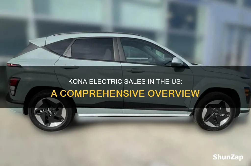 how many kona electric cars were sold in us