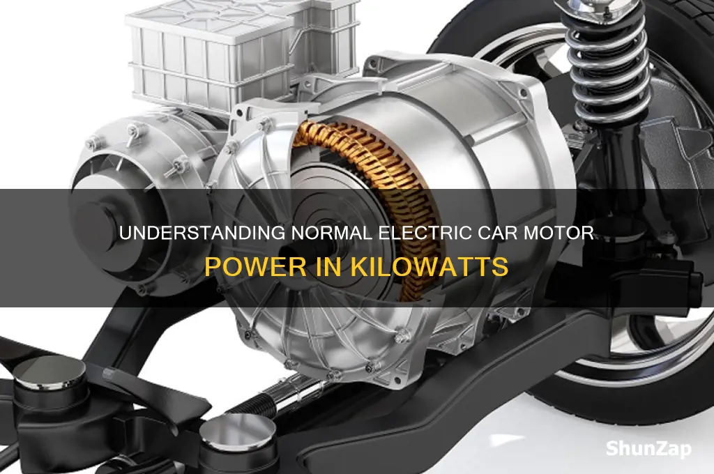 how many kw are normal electric car motor