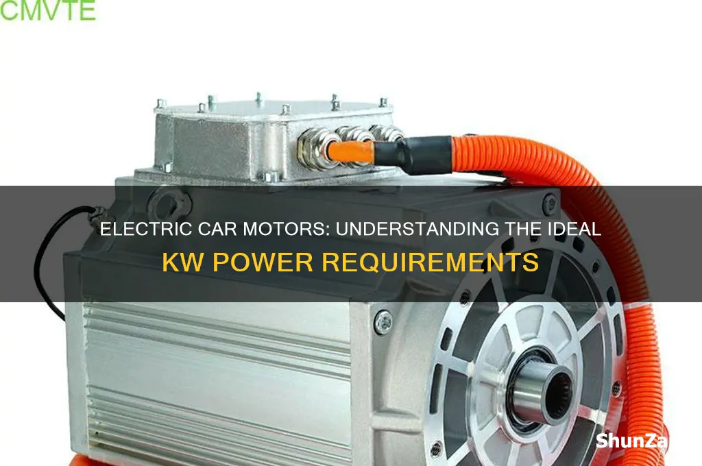 how many kw for an electric car mtor