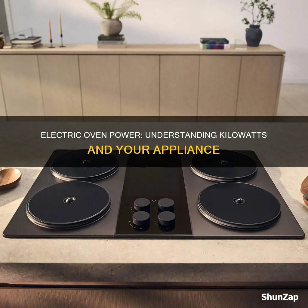 how many kw is an electric oven