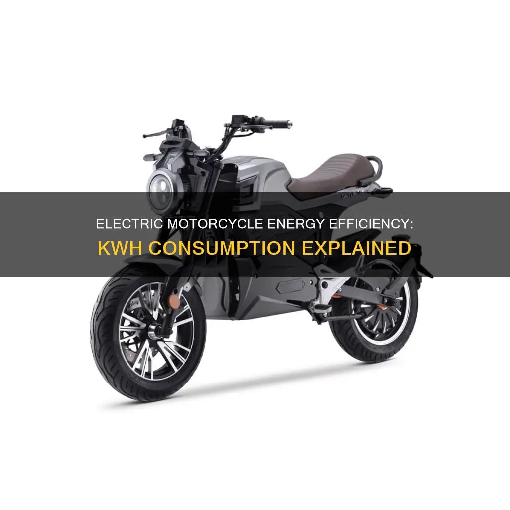 how many kwh does a electric motorcycle