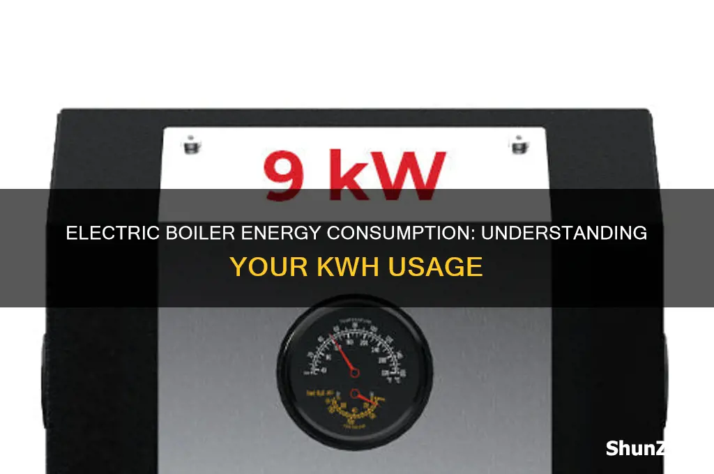 how many kwh does an electric boiler use