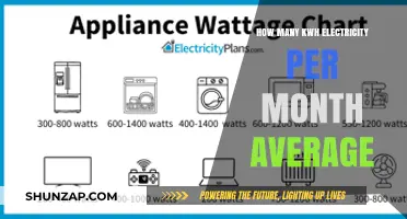 Monthly Electricity Usage: Understanding Your Average kWh Consumption