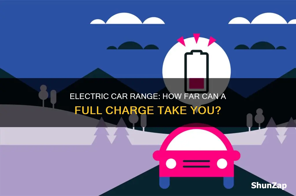 how many miles can a fully charged electric car go