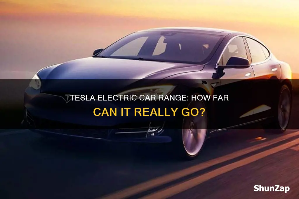 how many miles can a tesla electric car go