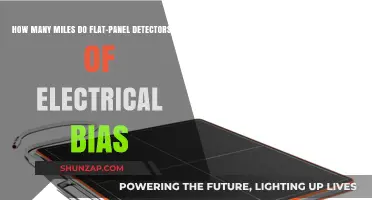 Flat-Panel Detectors: Electrical Bias Mileage and Efficiency Explained