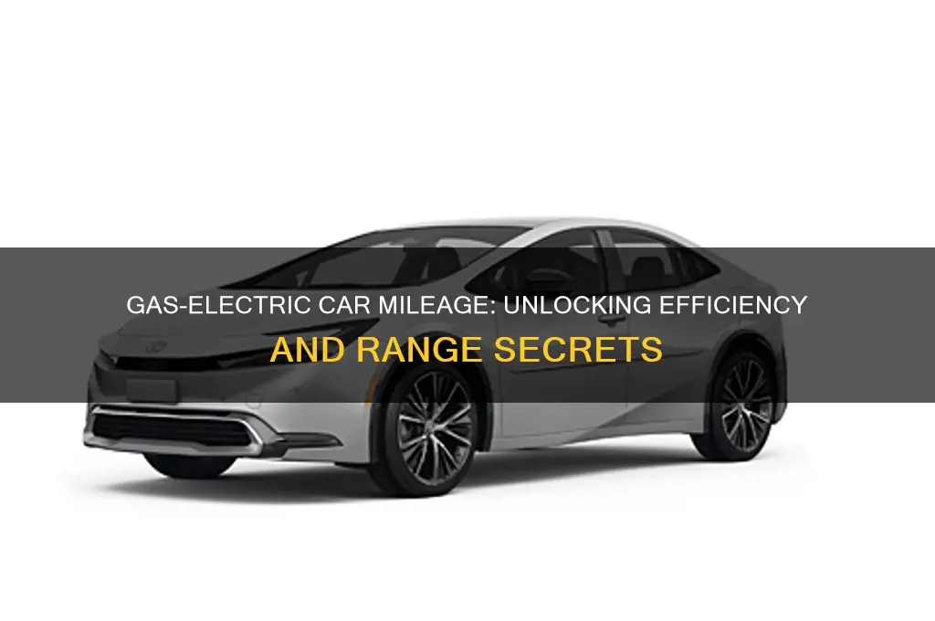 how many miles does a gas electric car get