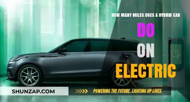Hybrid Cars' Electric Range: Miles Achievable on Battery Power Alone