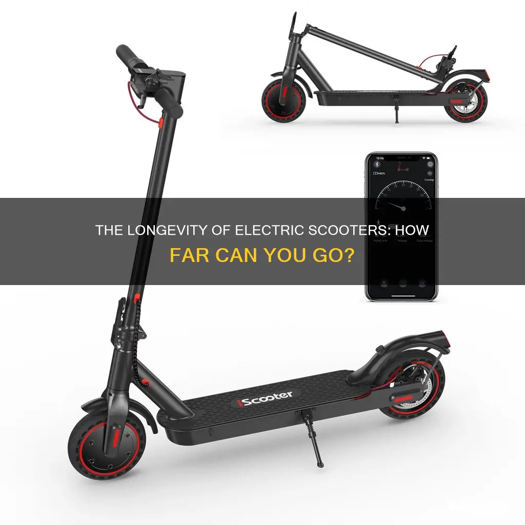 how many miles does electric scooter last