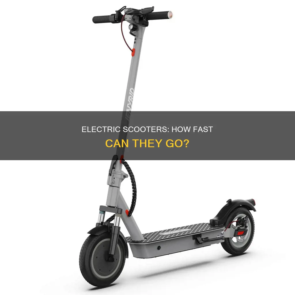 how many mph does an electric scooter