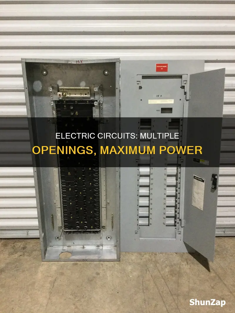 how many openings on one electric circuit