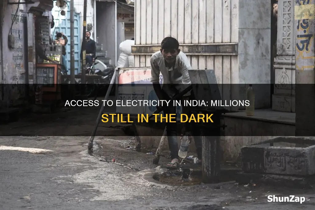 how many people access to electricity india