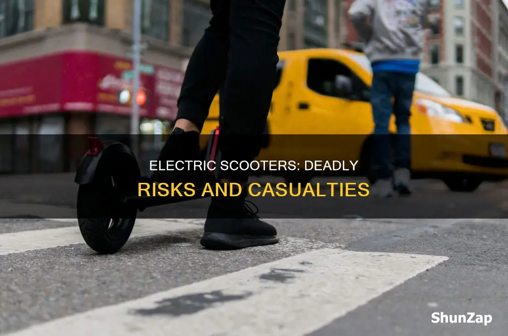 how many people died on electric scooters
