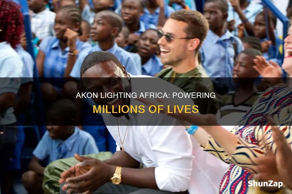 how many people does akons electricity help