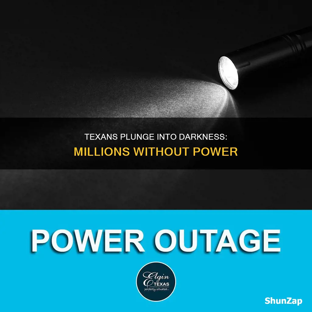 how many people in texas without electricity