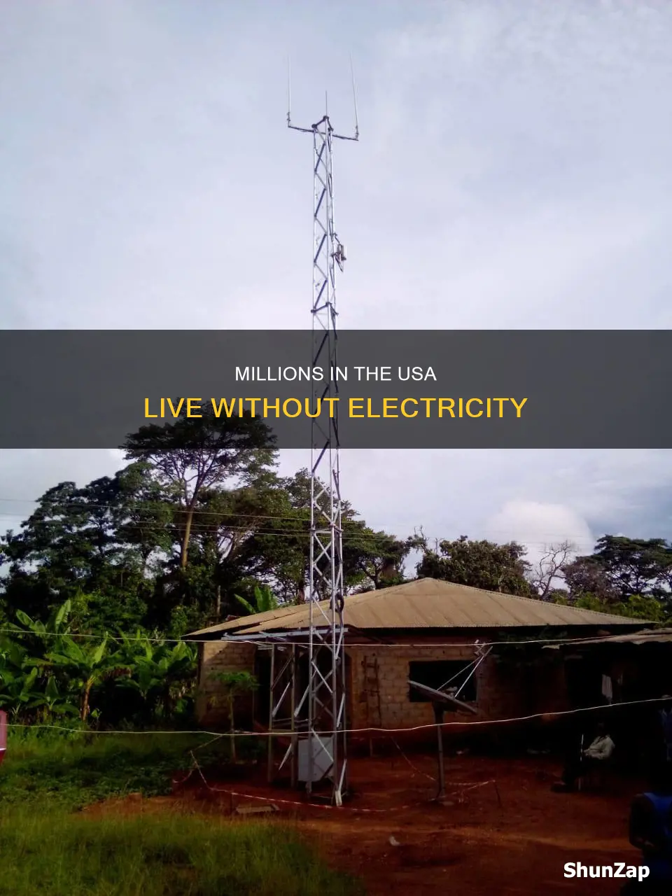 how many people live without electricity usa