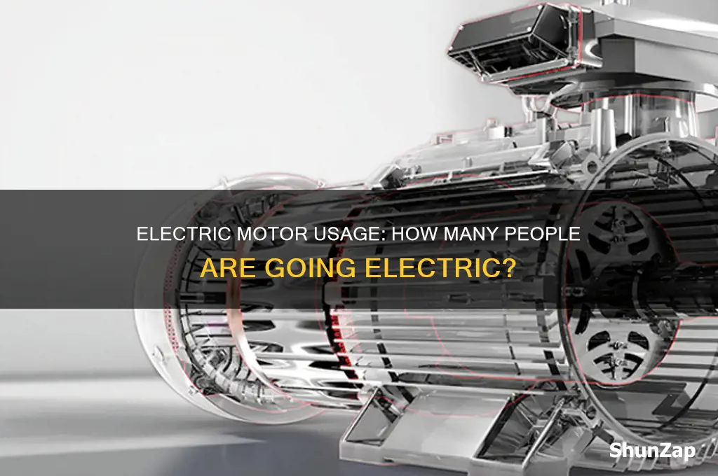 how many people use electric motor