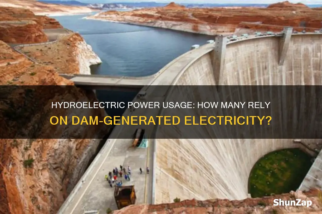 how many people use electricity from hydroelectric dams