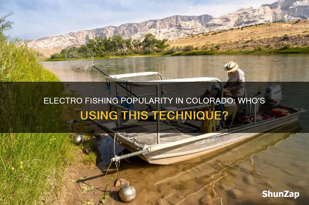 how many people use electro fishing for fishing in colorado