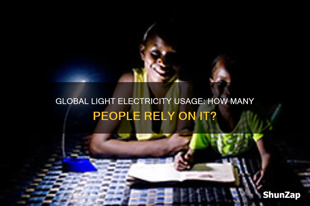 how many people use light electricity