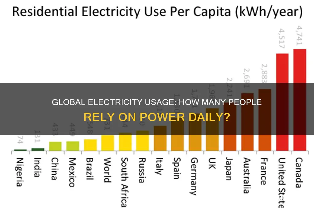 how many poeple use electricity