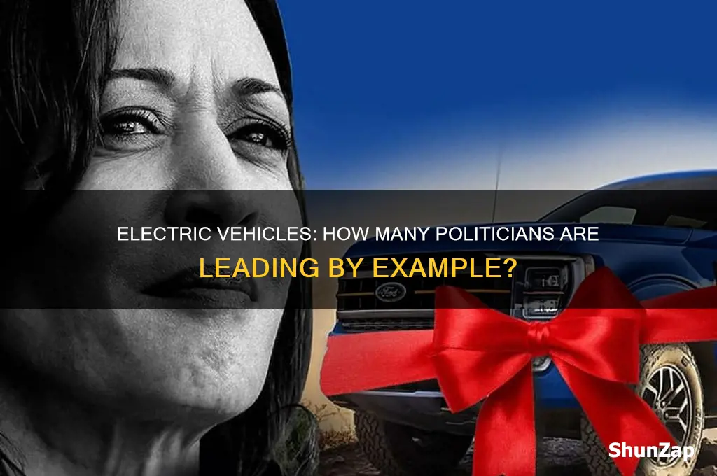 how many politicians own electric cars
