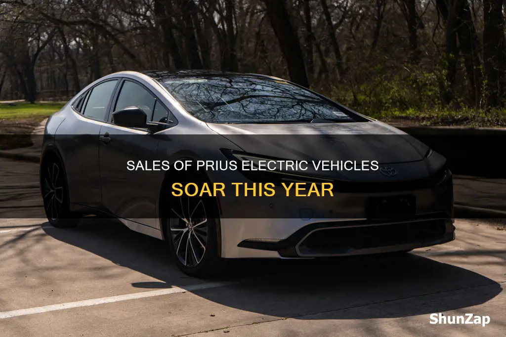 how many prius electric sold this year
