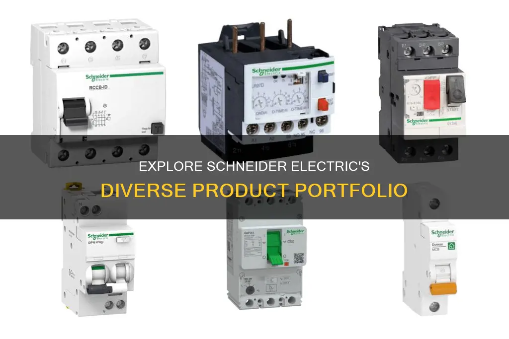 how many products does shneider electric have