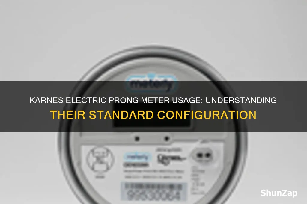 how many prong meters does karnes electric use