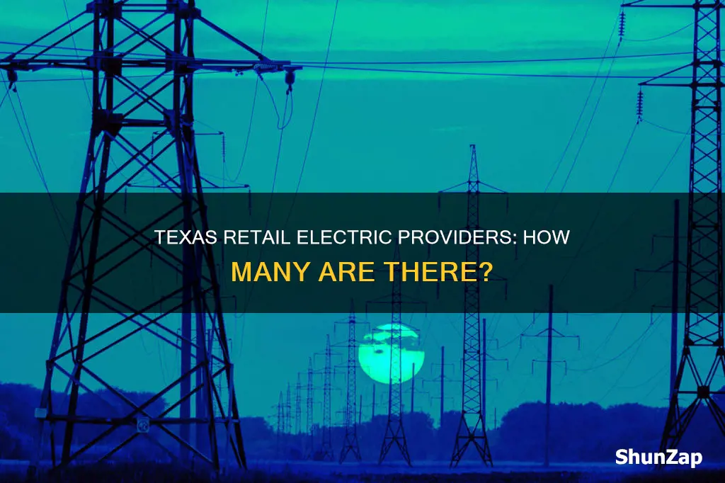 how many retail electric providers in texas