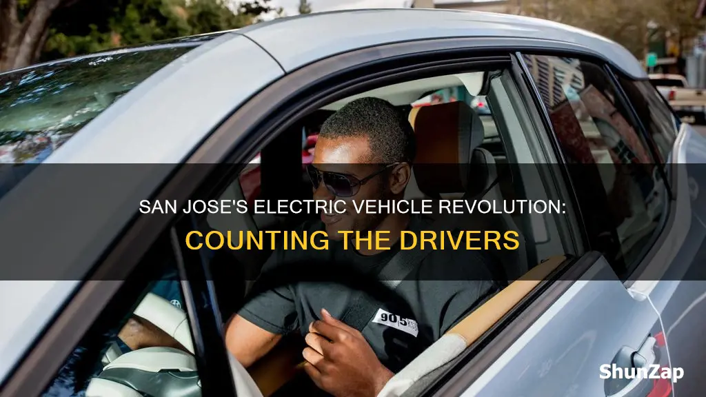 how many san jose electric vehicle drivers
